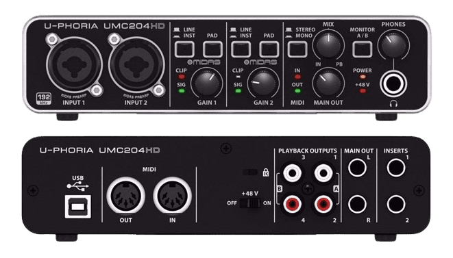 Behringer U-PHORIA UMC204HD Review: The Best! - Grooved Gear